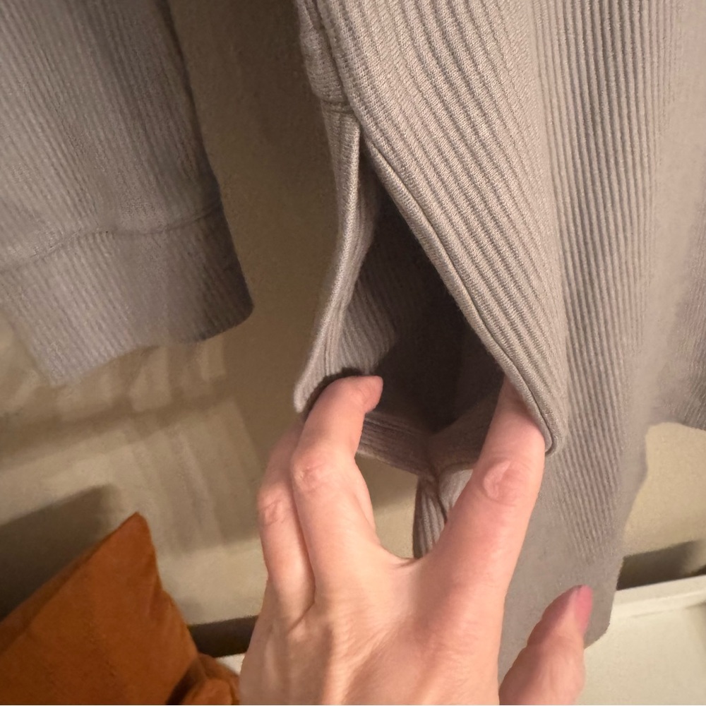 GARNET HILL Ribbed Mockneck Dress - Picture 5 of 5